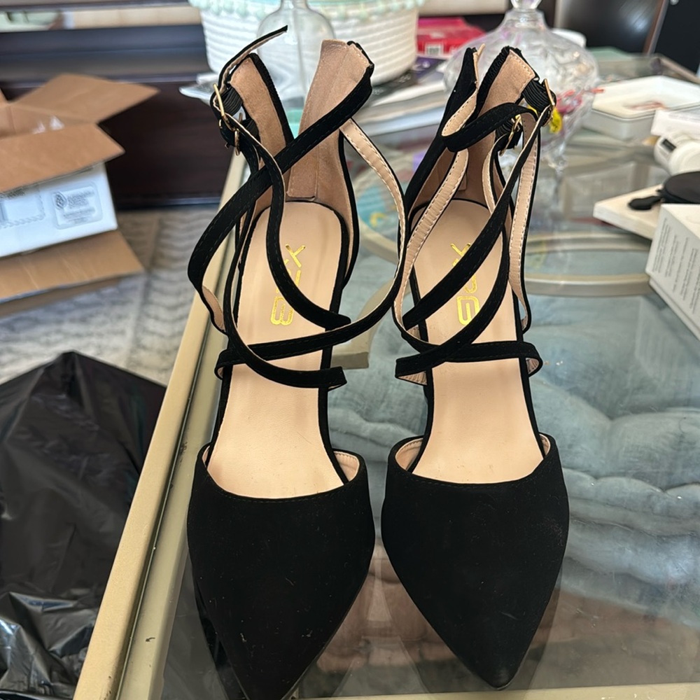 Black Laced heels